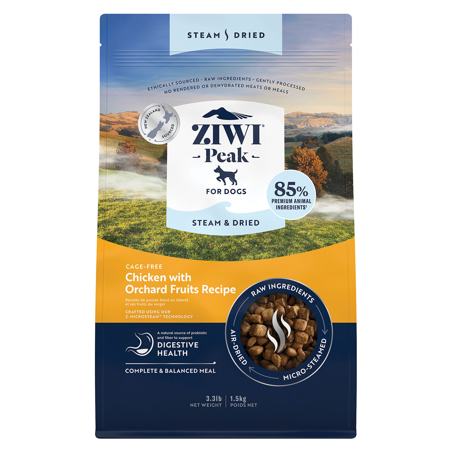 ZIWI, Peak Steam & Dried Chicken with Orchard Fruits Dog Food